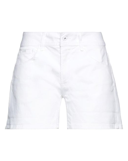 Pepe Jeans White Denim Shorts