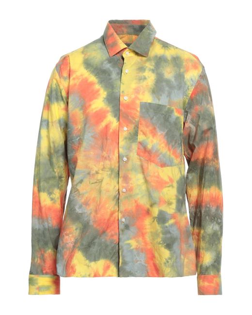 OUEST PARIS Yellow Shirt for men