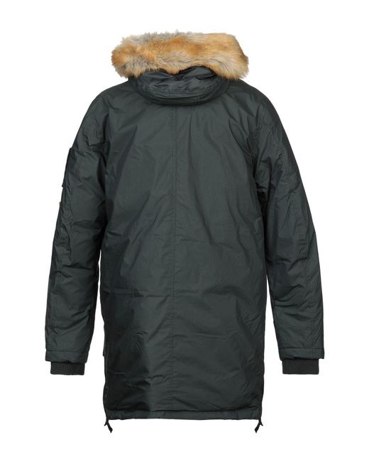 DIESEL Gray Coat for men