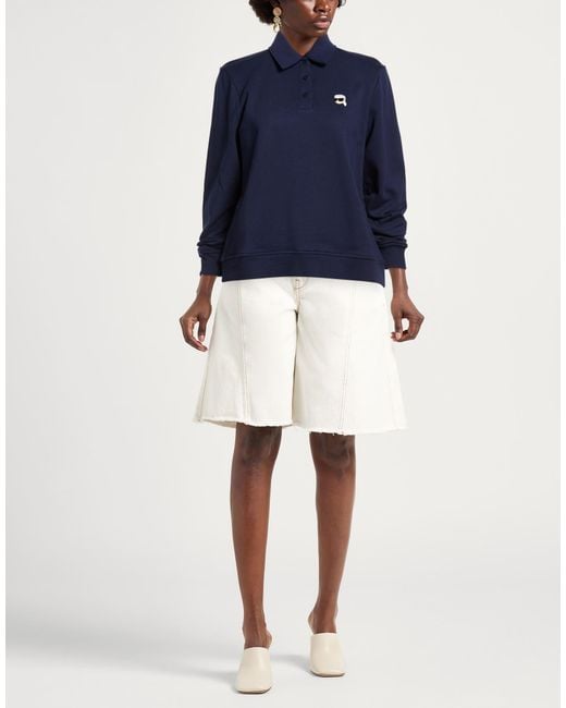 Karl Lagerfeld Blue Sweatshirt