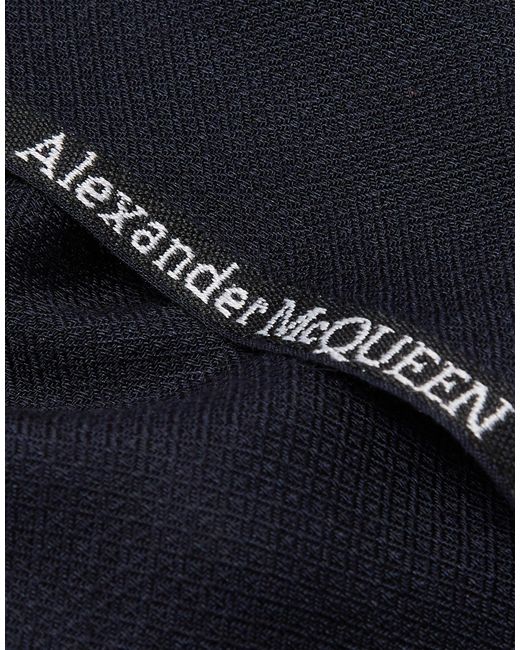 McQueen Blue Scarf for men