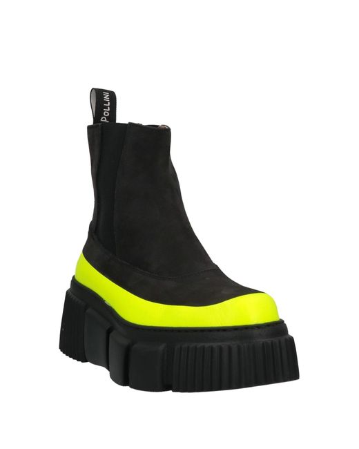 Pollini Yellow Ankle Boots