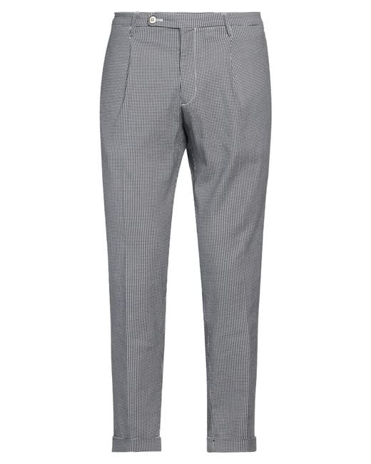 Michael Coal Gray Pants Cotton, Wool, Elastane for men