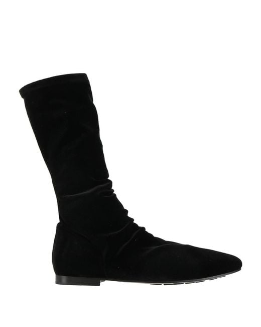 Giorgio Armani Black Boot Textile Fibers