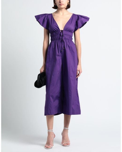 Pinko Purple Jumpsuit