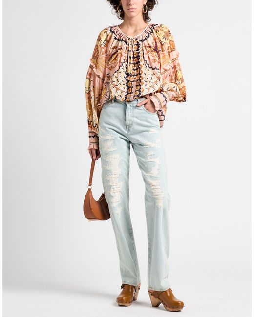 Pinko Blue Denim Jeans Cotton