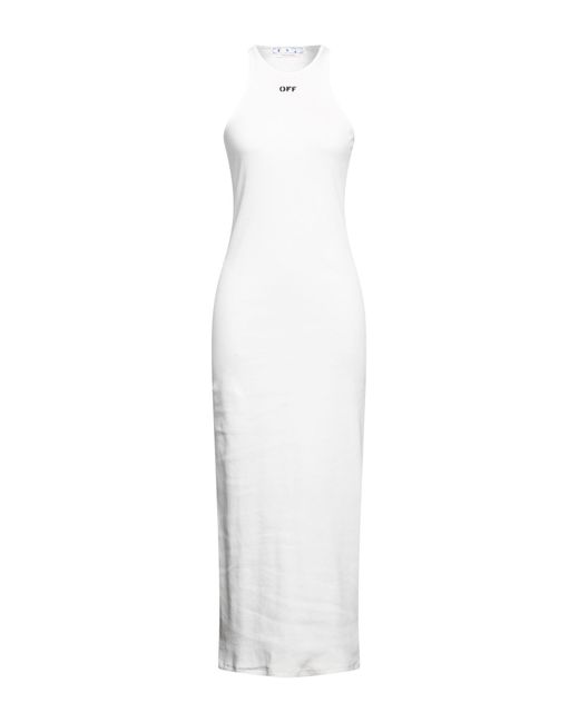 Off-White c/o Virgil Abloh White Maxi Dress