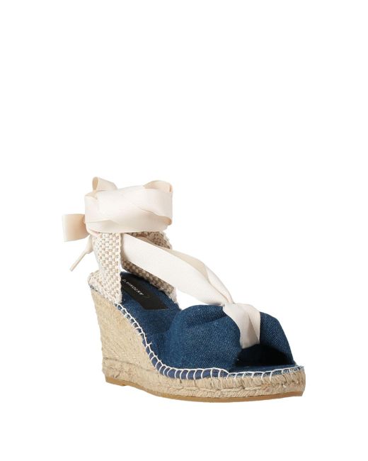 ANTONIA'S Blue Slate Espadrilles Textile Fibers