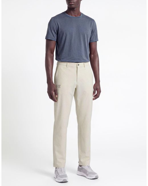 EA7 White Trouser for men