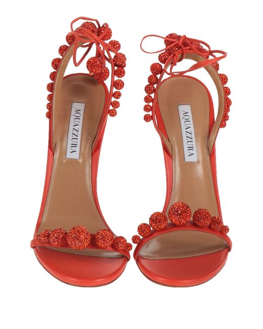 Aquazzura Red Sandals