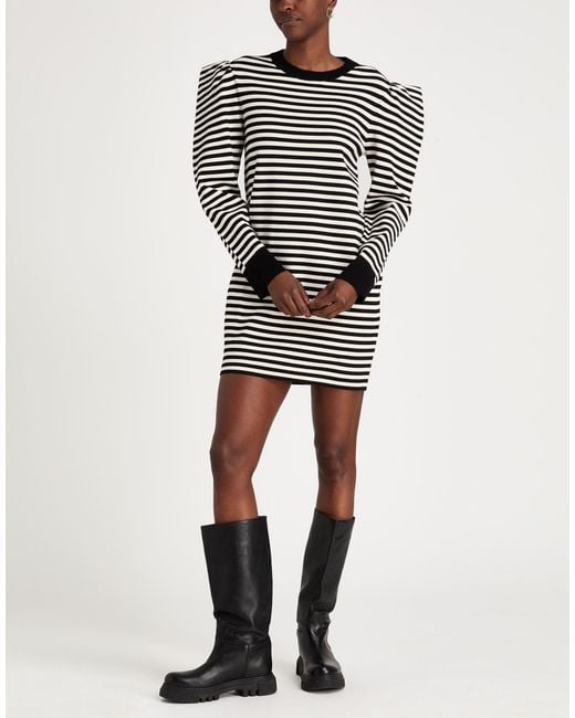 Max Mara Black Mini Dress Viscose, Polyester
