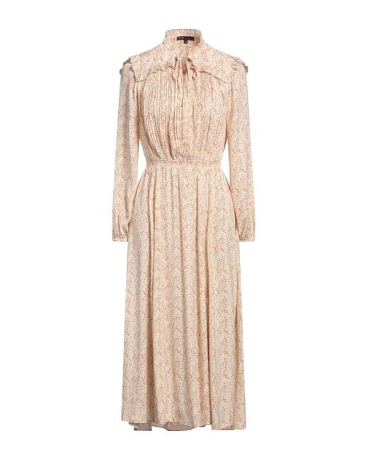 Maje Natural Midi-Kleid
