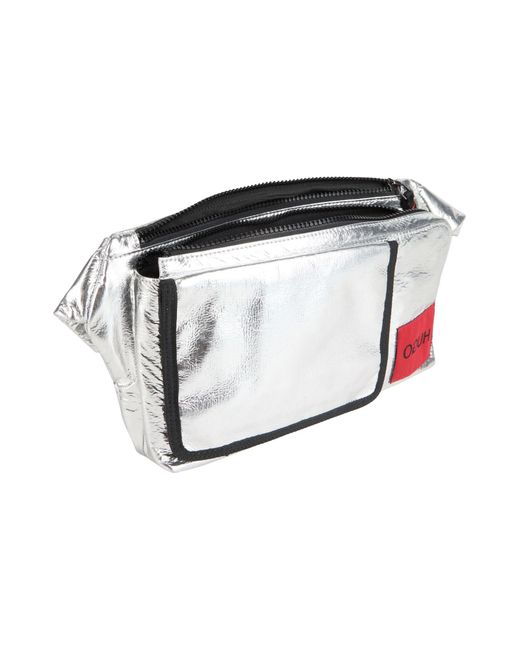 HUGO White Gürteltasche