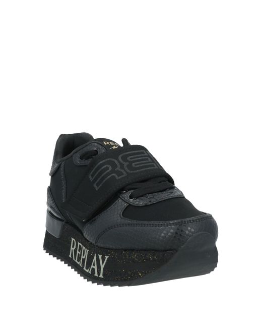 Replay Black Trainers