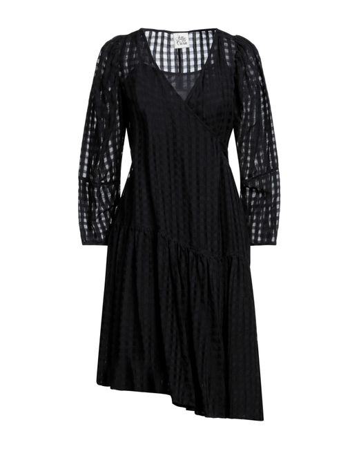 Attic And Barn Black Mini Dress