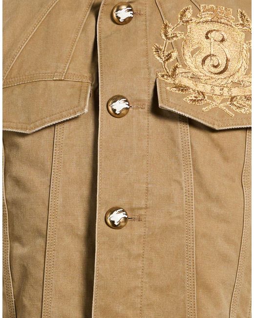 Burberry Natural Jacket Cotton for men