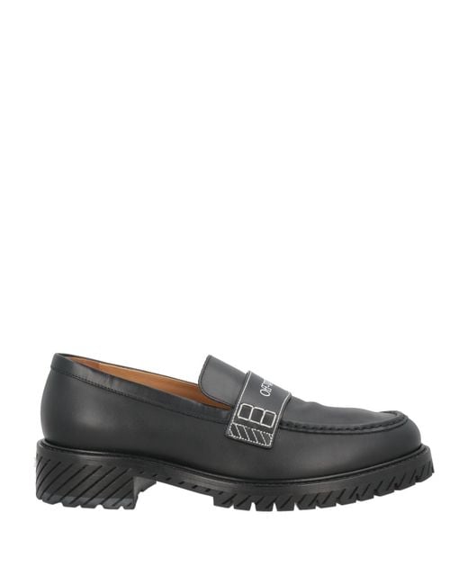Off-White c/o Virgil Abloh Gray Loafers Leather for men