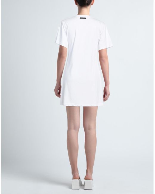 Class Roberto Cavalli White Mini-Kleid