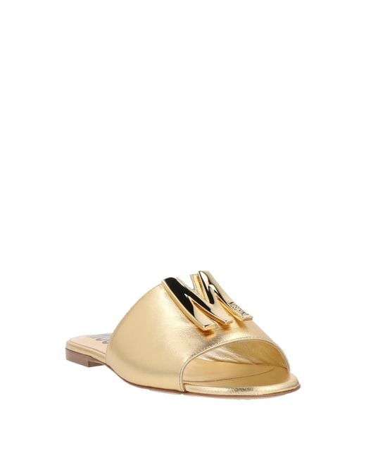Moschino Natural Sandals