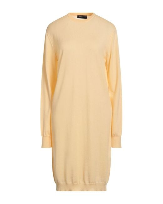 Fabiana Filippi Natural Mini Dress