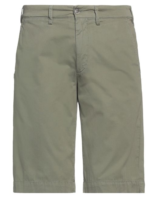 40weft Gray Military Shorts & Bermuda Shorts Cotton for men