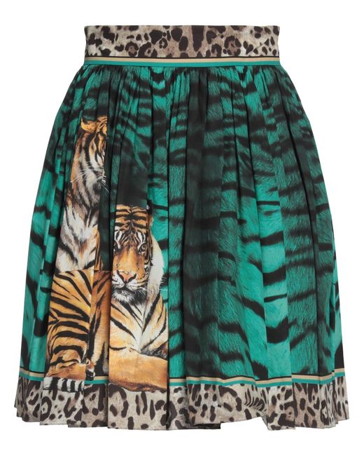 Dolce & Gabbana Green Mini Skirt