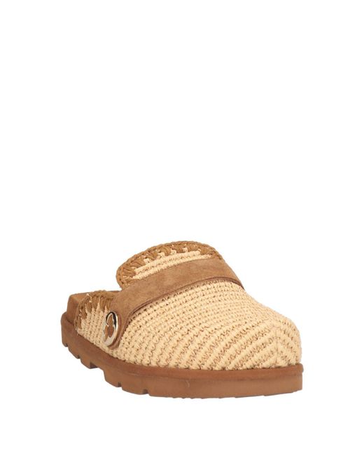 Mou Brown Mules & Clogs