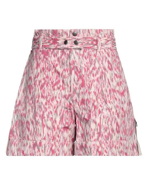 Isabel Marant Red Fuchsia Shorts & Bermuda Shorts Cotton