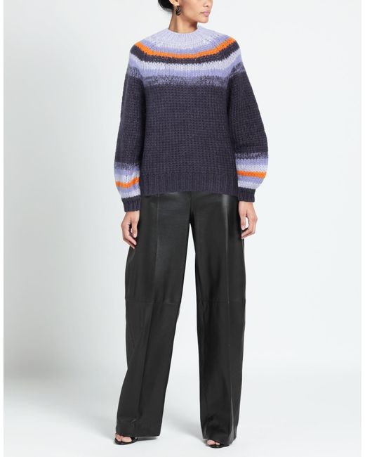 Maje Blue Turtleneck