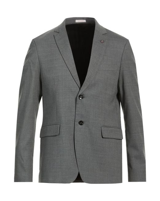 Officina 36 Gray Blazer for men