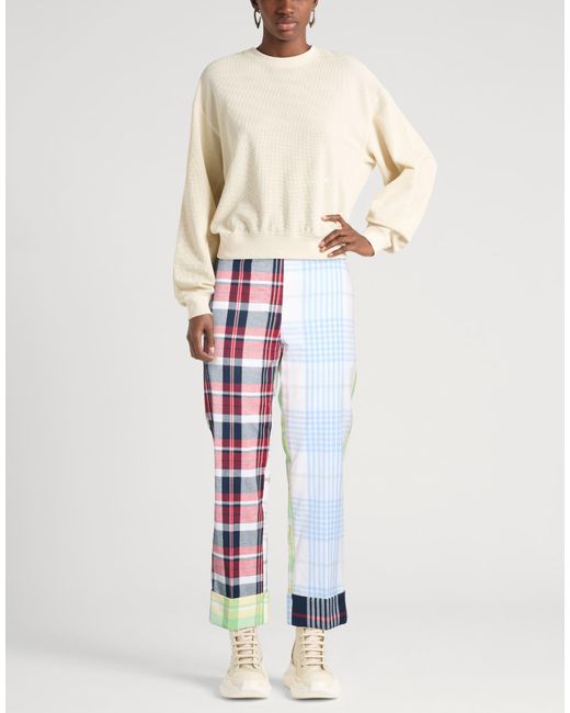 Thom Browne White Pants Cotton