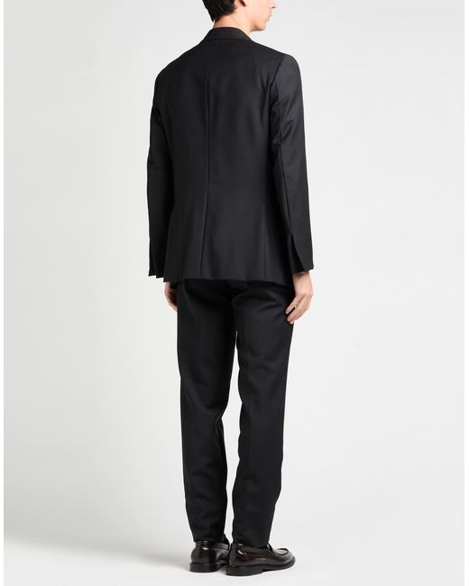 Traje Isaia de hombre de color Black