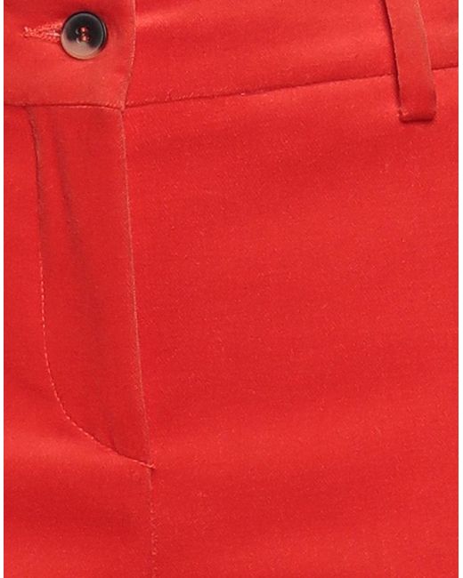 Alberto Biani Red Trouser