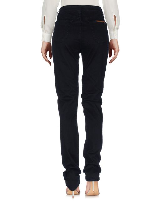 Jeckerson Blue Pants Cotton, Elastane, Polyester, Polyurethane