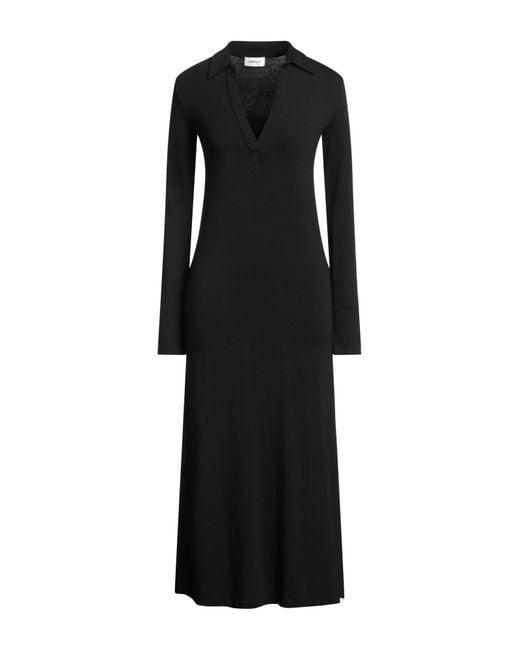 Ottod'Ame Black Midi-Kleid