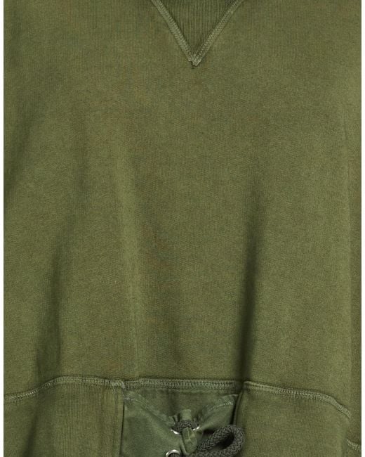 DSquared² Green Multipockets Crewneck Sweatshirt