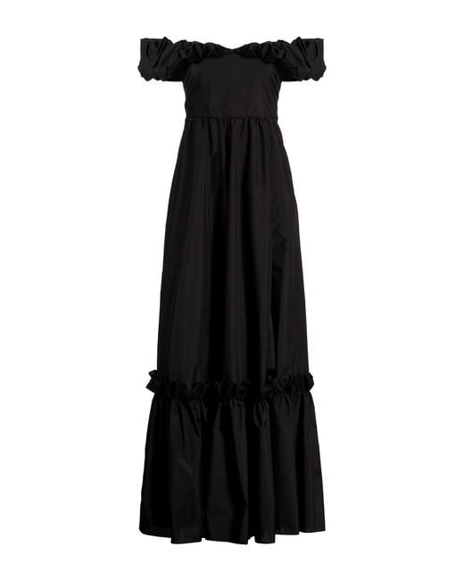 LoveShackFancy Black Maxi Dress