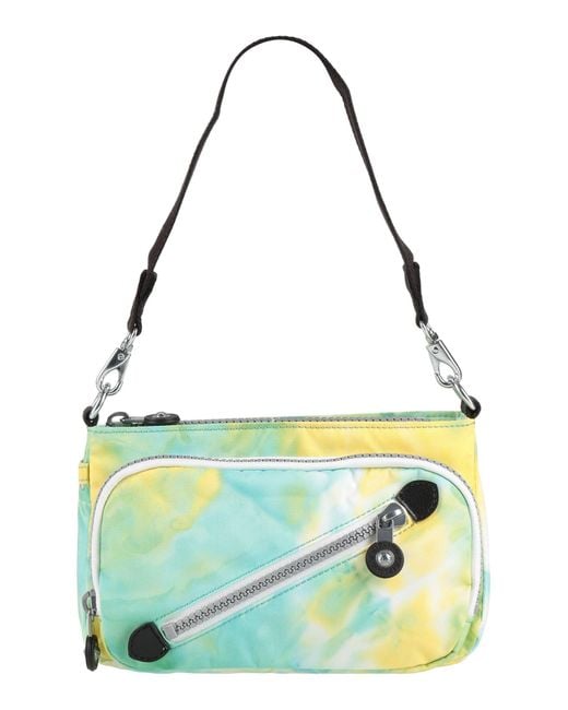 Kipling Metallic Lime Shoulder Bag Polyester