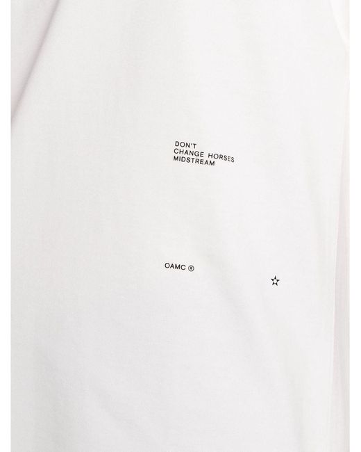OAMC T-shirts in White für Herren