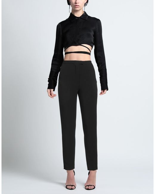 Nora Barth Black Pants Polyester, Viscose, Elastane