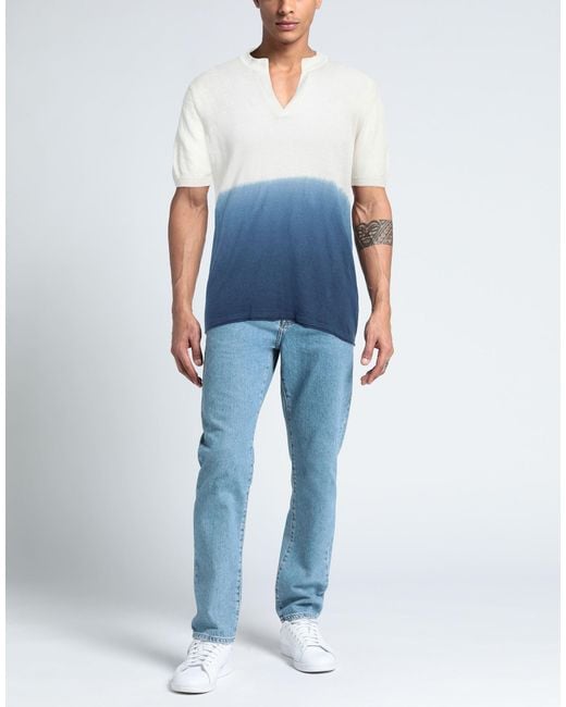 Daniele Alessandrini Blue Sweaters for men