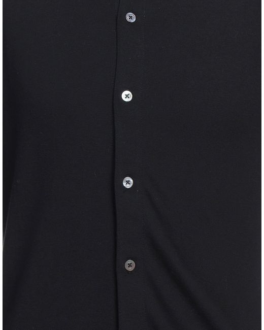 Alpha Studio Blue Shirt Cotton, Elastane for men