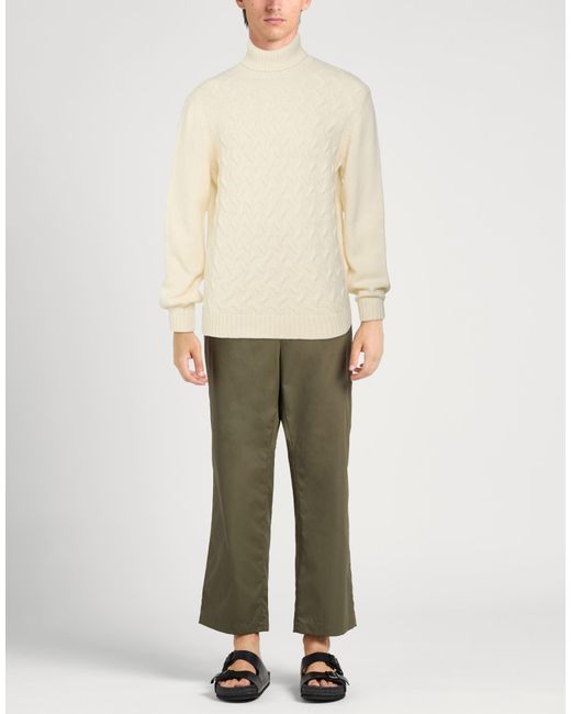SEVENTY VENEZIA White Turtleneck Wool, Polyamide for men