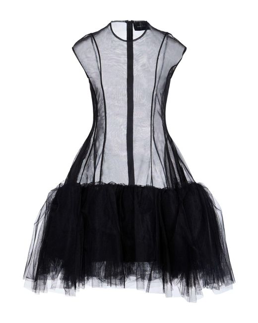 Simone Rocha Black Mini Dress Polyamide