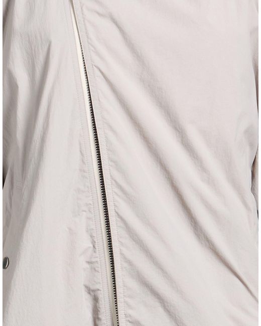 Rick Owens Gray Light Jacket Polyamide, Virgin Wool