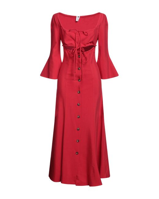 Rosie Assoulin Red Maxi Dress