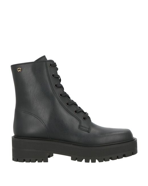 Gianvito Rossi Black Ankle Boots Calfskin