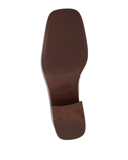 Tod's Brown Loafers Leather