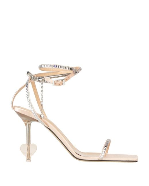 Mach & Mach White Sandals