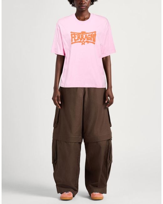 Chiara Ferragni Pink T-Shirt